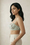 Zivame Print Paradise Padded Wired 3/4th Coverage Strapless Bra - Grass Green Floral — thumbnail 2
